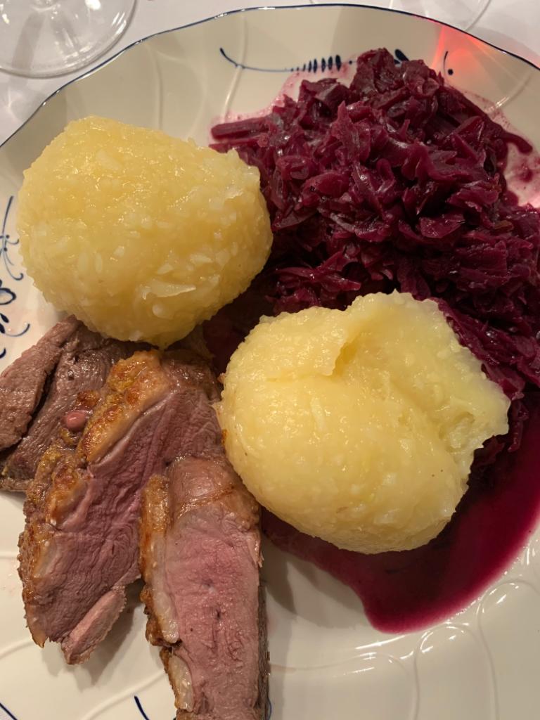 Entenbrustfilets mit Orangensoße